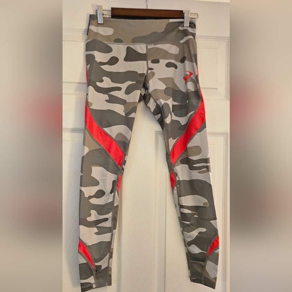 Gray and Pink Camo Leggings From Violate The Dress Code
